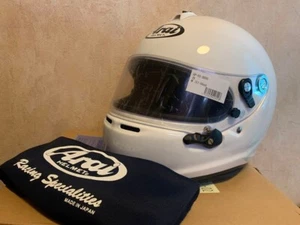(Brand new!!) Arai Helmet GP-6S 8859 with HANS clip, size M For Kart Racing - Picture 1 of 6