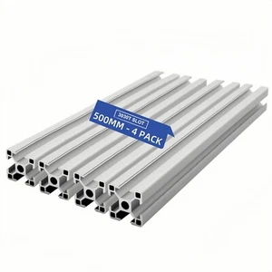 4PCS 3030 T-Slot Aluminum Extrusion Profile 500mm Anodized Linear Rail for CNC - Picture 1 of 6