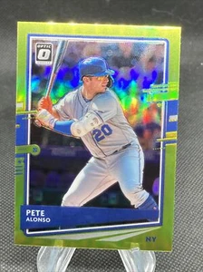 2020 Donruss Optic PETE ALONSO 🔥 SP Yellow Variation Prizm #187 Mets 179 - Picture 1 of 2