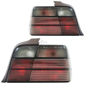 Rückleuchten Heckleuchten Set für BMW E36 Bj. 90-99 nur Limousine smoke schwarz - Bild 1 von 6