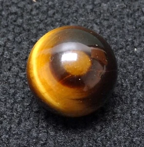 Tiger's Eye Mineral 54 Gram 30mm Diameter Polished Cabochon Round Sphere Cut - Picture 1 of 10