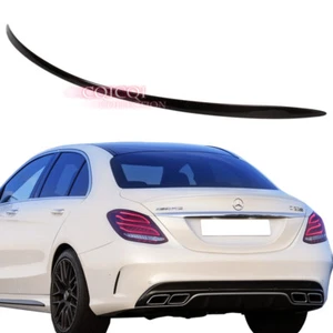 Carbon Fiber MERCEDES BENZ 15~20 W205 C class Sedan OEM type trunk spoiler C63 ◎ - Picture 1 of 1