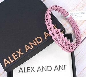 NEW NWT Alex and Ani Gypsy Wrap Vintage 66 Peony Pink Gold Bracelet W/Box - Picture 1 of 3