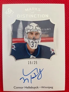 2021-22 UD Sp Authentic CONNOR HELLEBUYCK Marks of distinction 15/25 - Picture 1 of 2
