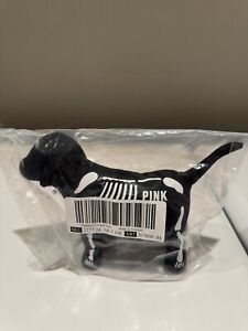 Victoria's Secret PINK Mini Black Dog Skeleton Halloween 2023 NEW in bag