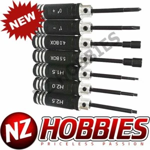 NZH Black Galvanized Hex Socket Tool Set 7 Pcs - Picture 1 of 3