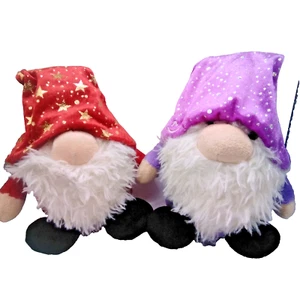 The Gnomlins 2 X  Gnome Soft Plush Toys Aurora World Ltd. Size approx 10" - Picture 1 of 10