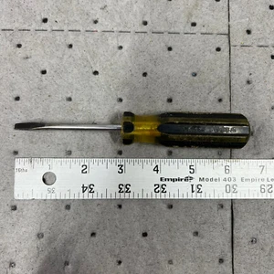 Vintage Klein Tools Flat Head Screwdriver 10410 6.5" - Picture 1 of 12