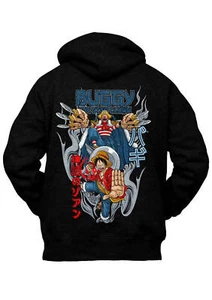 Felpa con Cappuccio Clown Buggy Luffy Rubber One Piece Uomo Donna Bambino Regalo - Picture 1 of 2