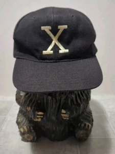 Vintage Malcolm X Snapback Hat Cap Black Wool Blend - Picture 1 of 5