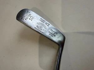 Macgregor Duralite Putter 10 Hickory Shaft, Balanced Stainless Steel, 34" Long - Picture 1 of 5