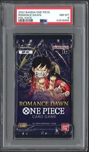 One Piece 2022 ROMANCE DAWN OP01 Foil Pack PSA 8 - Picture 1 of 2