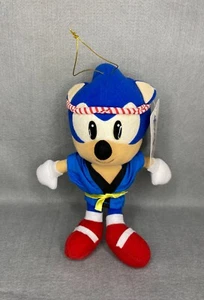 Peluche Sonic FESTIVAL (Seduto) 6" Il Riccio SEGA 1993 bambola giocattolo TAG - Foto 1 di 14