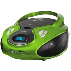 Reproductor CD Lauson CP433 Boombox FM/AM USB Lector de tarjetas SD verde - Imagen 1 de 1