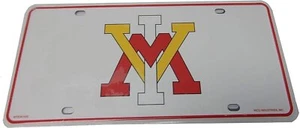 Virginia Military Institute Keydets Metal Auto Tag License Plate, White... - Picture 1 of 1
