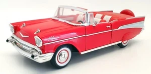 1957 Chevrolet Bel Air Road Legends 1/18 Scale Diecast 92108 - Red - Picture 1 of 5
