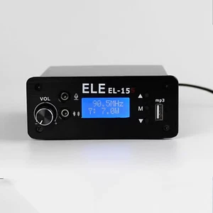 EL-15S FM Broadcast Transmitter Timing Wireless System Music 1.5W For U Disk MR3 - Picture 1 of 15