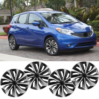 For Nissan Versa 2008-2016 Set of 4 15R Snap On Hub Caps Wheel Rim Full Covers - Imagem 1 de 4