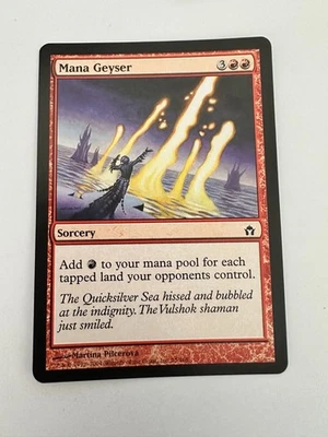 Mana Geyser Fifth Dawn Magic The Gathering MTG Card - Image 1 of 2