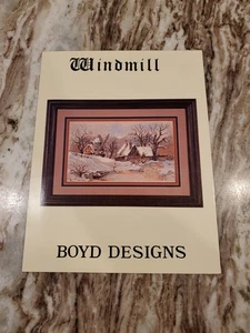Boyd Designs Windmill Cross Stitch Pattern/Chart - Picture 1 of 2
