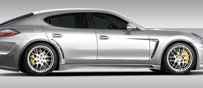 For 2010-2015 Panamera Eros Version 4 Wide Body Side Skirts Rocker Panels - 2 Pi - Imagem 1 de 4