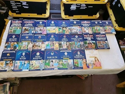 24 Books 23 Childhood of Famous Americans books 1 Childhood Of World Figures - Image 1 of 4