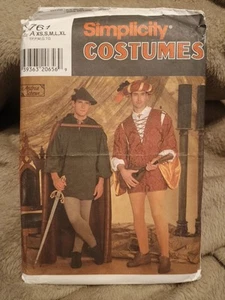 Simplicity 7761 Costume Sewing Pattern Sz XS-XL Medieval Renaissance Cosplay - Picture 1 of 6