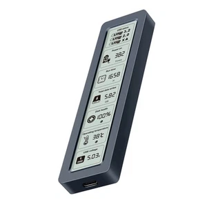 M. 2 NVME/NGFF SATA SSD-Gehäuse mit Anzeigebildschirm Intelligente Digitale6686 - Afbeelding 1 van 10