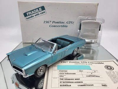 DANBURY MINT 1967 PONTIAC GTO CONVERTIBLE **VERY RARE/READ DESCRIPTION/BOX KEPT  - Image 1 of 4