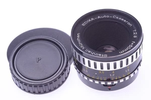 ✅ STEINHEIL 50MM CASSARON 2.8 RARE* M42 42MM SCREW MOUNT LENS 35MM CAMERA W/CAPS - Picture 1 of 9
