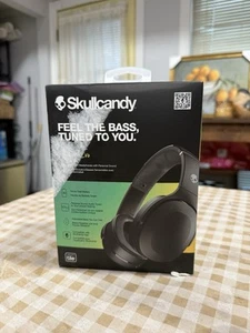 Skullcandy Crusher Evo Sensory Bass Bezprzewodowy nauszny zestaw słuchawkowy - prawdziwa czerń - Zdjęcie 1 z 24