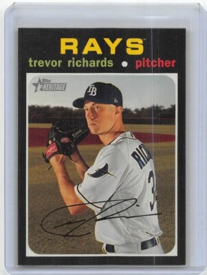 2020 Topps Heritage #173 Trevor Richards - Image 1 of 2