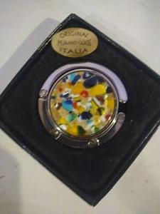 VTG MURANO ART GLASS MILLEFIORI Glass Vase FLOWERS - Picture 1 of 8