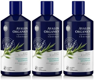 PAQUETE DE 3 champú espesante orgánico Avalon biotina B terapia compleja 14 oz - Imagen 1 de 1