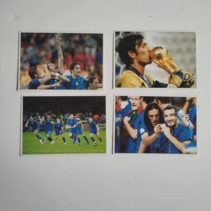 Italy Football Postcard Bundle x4 World Cup Winners 2006 4 Postcards - Picture 1 of 6