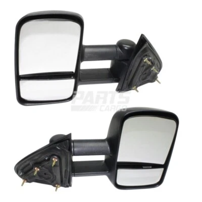 Новое текстурированное зеркало для левой и правой двери для Chevrolet Silverado 2500 Hd 2014-2019 годов выпуска - Изображение 1 из 4