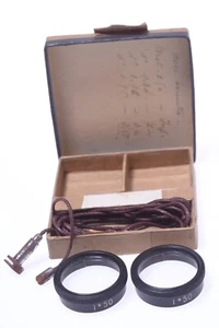 ✅ JULES RICHARD? GAUMONT? STEREO CAMERA 27MM CLOSE-UP, MACRO FILTER/LENSES 81-1 - Picture 1 of 4