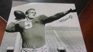 Foto firmada por Paul Hornung Green Bay Packers 8x10 certificado de autenticidad - Imagen 1 de 1