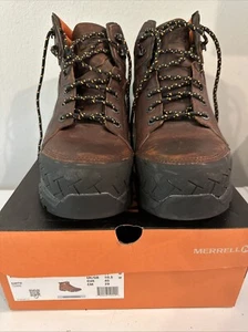 Merrell Men's Moab 2 Mid Waterproof Hiking Boot Earth Size 11 Wide NEW Pro - Picture 1 of 7
