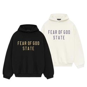 Fear of God State Essentials Pullover Hoodie Sweatshirt Jumper Sweater 2024FW - Picture 1 of 11