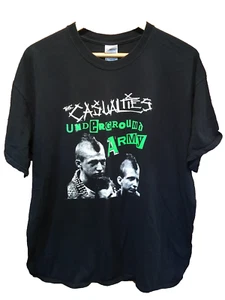 The Casualties Vintage Men’s XL Shirt "Underground Army" Album Tour Promo Punk - Picture 1 of 8