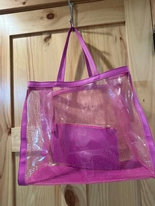 Ted Baker Large Clear Tote W/Mini Bag - Picture 1 of 11