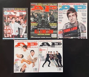 SUPER RARE ALL TIME LOW AP MAGAZINE BUNDLE OF 5 FROM 2011-2017! - Picture 1 of 3