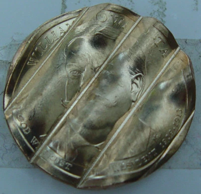 2013 William H Taft Waffled Dollar from US Mint - Image 1 of 2