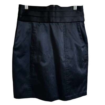Silence + Noise Mini Skirt High Waist Pockets Party Cocktail Black Size 0 - Image 1 of 4