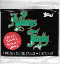 The Addams Family Movie Trading Cards One FACTORY SEALED 8 Card Pack 1991 Topps