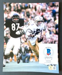 ARCHIE MANNING SIGNED 8X10 PHOTO NEW ORLEANS SAINTS PEYTON ELI ARCH DAD BAS A - Picture 1 of 2