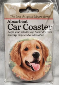 NEU Golden Retriever saugfähige Auto Untersetzer Haustier/Hundeliebhaber!!!MUST SEE!!! - Bild 1 von 1