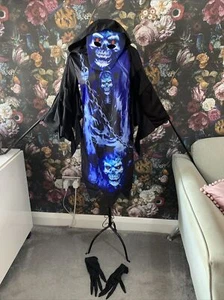 Fancy Dress Skeleton Reaper Halloween Age 6-8 Years Brand New - Picture 1 of 8