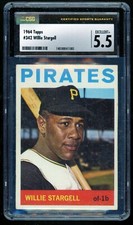 WILLIE STARGELL 1964 Topps #342 Pittsburgh Pirates Hall of Fame HOF CSG 5.5 EX+